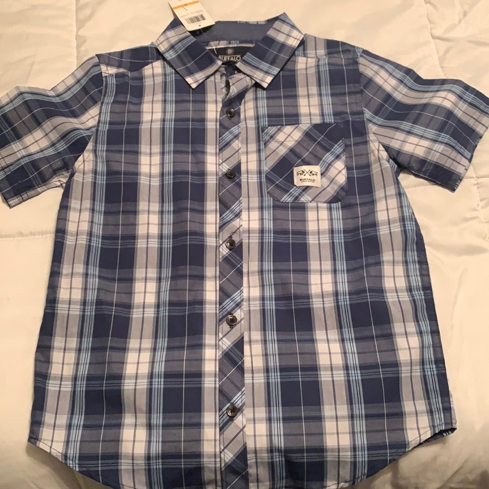 Buffalo boys button down shirt size small